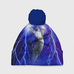 Шапка c помпоном Грозовой кошак