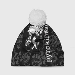 Шапка с помпоном Pyrokinesis, цвет: 3D-белый