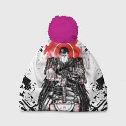 Шапка с помпоном BERSERK, цвет: 3D-малиновый