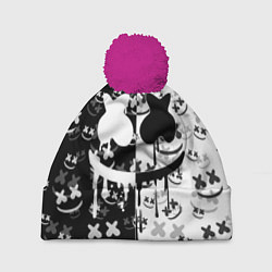 Шапка с помпоном Fortnite & Marshmello, цвет: 3D-малиновый