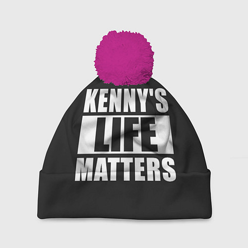 Шапка c помпоном KENNYS LIFE MATTERS / 3D-Малиновый – фото 1