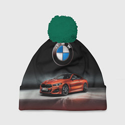 Шапка c помпоном BMW