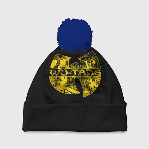 Шапка c помпоном Wu-Tang Clan / 3D-Тёмно-синий – фото 1