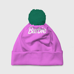 Шапка с помпоном Barbie, цвет: 3D-зеленый