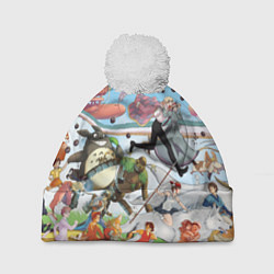 Шапка c помпоном Studio Ghibli