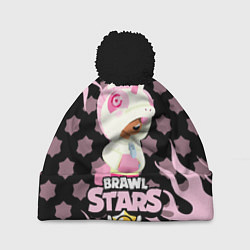 Шапка с помпоном Brawl stars Unicorn, цвет: 3D-черный