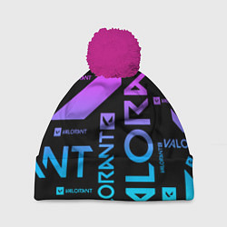 Шапка c помпоном Valorant