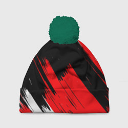 Шапка c помпоном ТЕКСТУРА