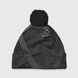 Шапка с помпоном MERCEDES, цвет: 3D-черный