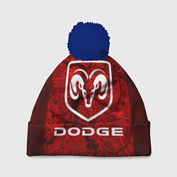 Шапка с помпоном DODGE, цвет: 3D-тёмно-синий