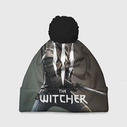 Шапка с помпоном The Witcher, цвет: 3D-черный