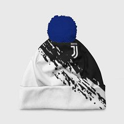 Шапка с помпоном JUVENTUS, цвет: 3D-тёмно-синий