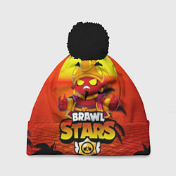 Шапка с помпоном BRAWL STARS EVIL GENE В ЛЕТО, цвет: 3D-черный
