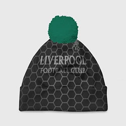 Шапка с помпоном LIVERPOOL, цвет: 3D-зеленый