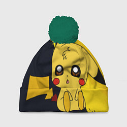 Шапка c помпоном ПикачуPikachu