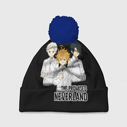 Шапка с помпоном Обещанный Неверленд, цвет: 3D-тёмно-синий