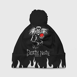 Шапка c помпоном DEATH NOTE ТЕТРАДЬ СМЕРТИ