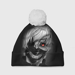 Шапка с помпоном TOKYO GHOUL ТОКИЙСКИЙ ГУЛЬ, цвет: 3D-белый