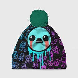 Шапка с помпоном Blue Isaac, цвет: 3D-зеленый