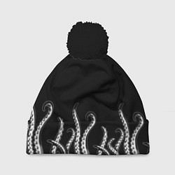 Шапка с помпоном Octopus Щупальца, цвет: 3D-черный