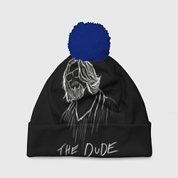 Шапка с помпоном THE DUDE Большой Лебовски, цвет: 3D-тёмно-синий
