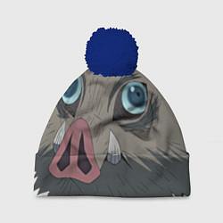 Шапка с помпоном Клинок, рассекающий демонов, цвет: 3D-тёмно-синий