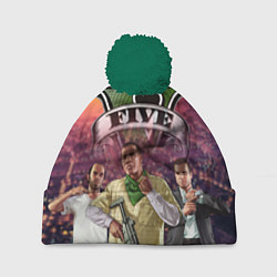 Шапка с помпоном GTA V TEAM FOREVER AND EVER, цвет: 3D-зеленый