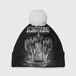 Шапка с помпоном SCORPIONS, цвет: 3D-белый