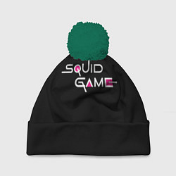 Шапка с помпоном Squid Game, цвет: 3D-зеленый