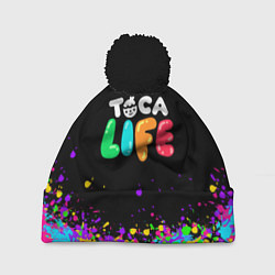 Шапка с помпоном Toca Life, цвет: 3D-черный