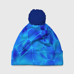 Шапка с помпоном Ice Under Water, цвет: 3D-тёмно-синий