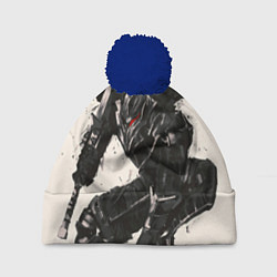 Шапка с помпоном BERSERK ILLUSTRATION БЕРСЕРК, цвет: 3D-тёмно-синий