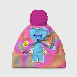 Шапка с помпоном POPPY PLAYTIME - МАЛЫШ ХАГГИ ВАГГИ, цвет: 3D-малиновый