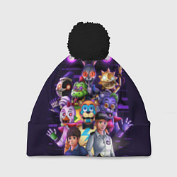 Шапка с помпоном Five Nights at Freddys: Security Breach персонажи, цвет: 3D-черный