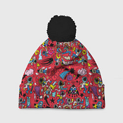 Шапка c помпоном Много космоса