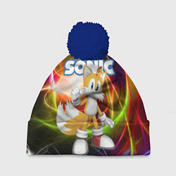 Шапка с помпоном Майлз Тейлз Прауэр - Sonic - Видеоигра, цвет: 3D-тёмно-синий