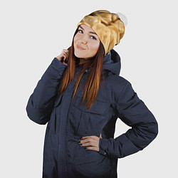 Шапка с помпоном Пельмени, цвет: 3D-белый — фото 2