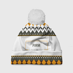 Шапка с помпоном Как кофта из девяностых FIRM, цвет: 3D-белый