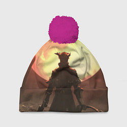 Шапка с помпоном Охотник против сущности, цвет: 3D-малиновый
