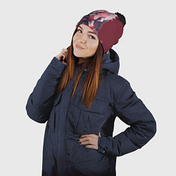 Шапка с помпоном Красотка Модеус, цвет: 3D-черный — фото 2