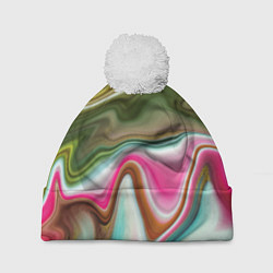 Шапка c помпоном Color waves