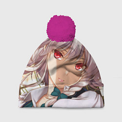 Шапка с помпоном Touhou Project Sakuya Izayoi, цвет: 3D-малиновый