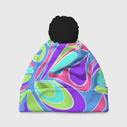 Шапка с помпоном Костюм Barbie Totally Ultra Hair brunette, цвет: 3D-черный