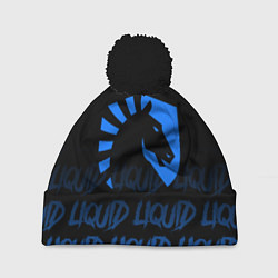 Шапка с помпоном Team Liquid style, цвет: 3D-черный