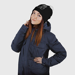 Шапка с помпоном Ох зря я туда полез, цвет: 3D-белый — фото 2