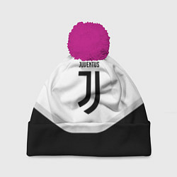 Шапка c помпоном Juventus black geometry sport
