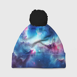 Шапка c помпоном Fascinating cosmic expanses