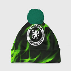 Шапка c помпоном Chelsea sport club fc fire