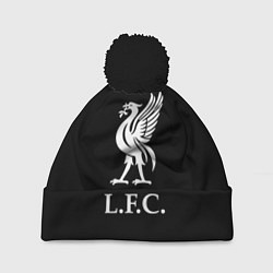 Шапка с помпоном Liverpool fc club, цвет: 3D-черный