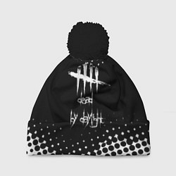 Шапка с помпоном Dead by daylight geometry, цвет: 3D-черный